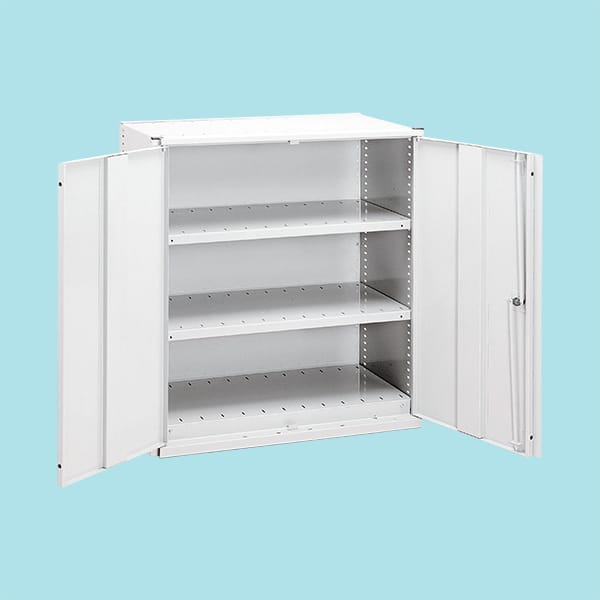 Cliquer pour agrandir Rayonnage tôlé avec porte battante